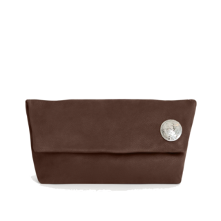 Vesta Clutch Chocolate Nubuck