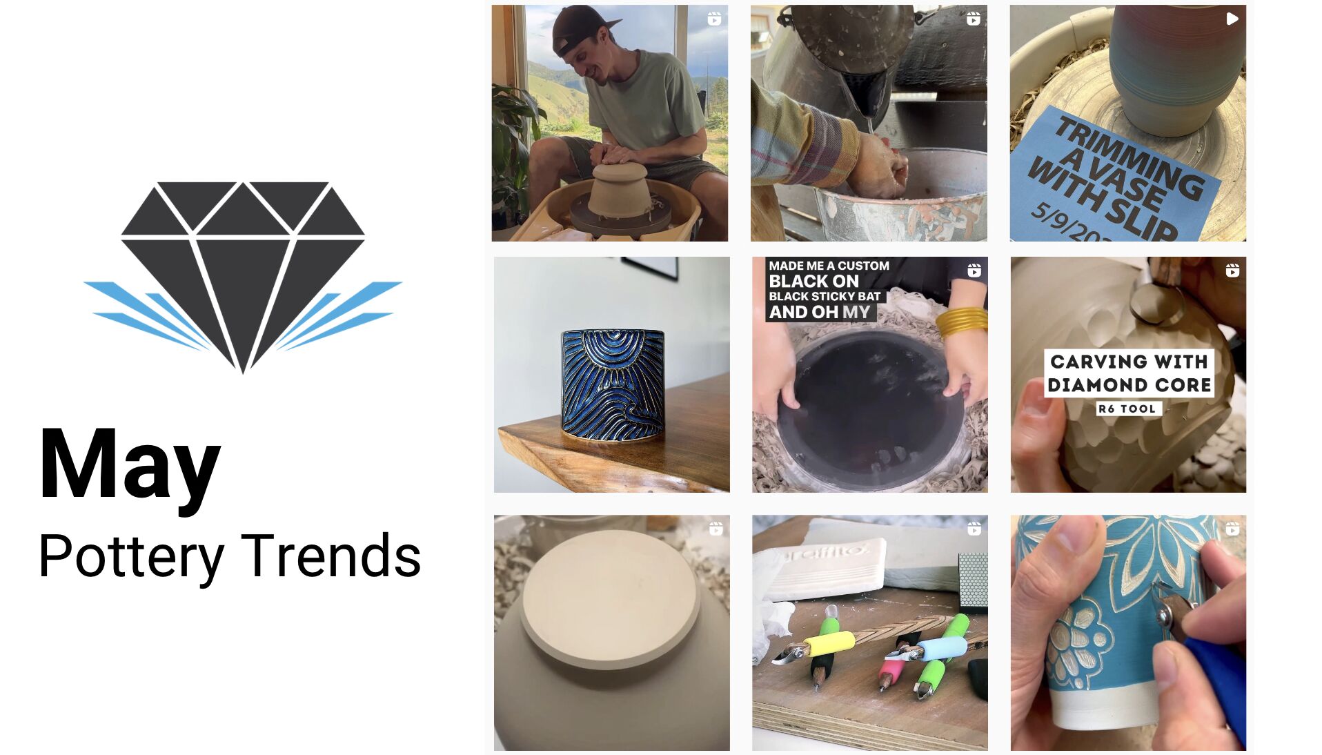 Carving On Pottery - New Diamond Core Tools 