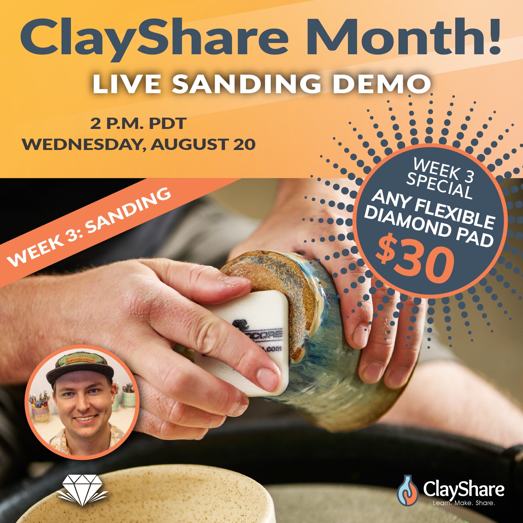 Flexible Diamond Sanding Pads