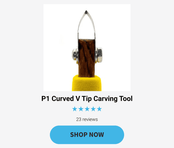 P1 Curved V Tip Carving Tool      (5 starts)      SHOP NOW