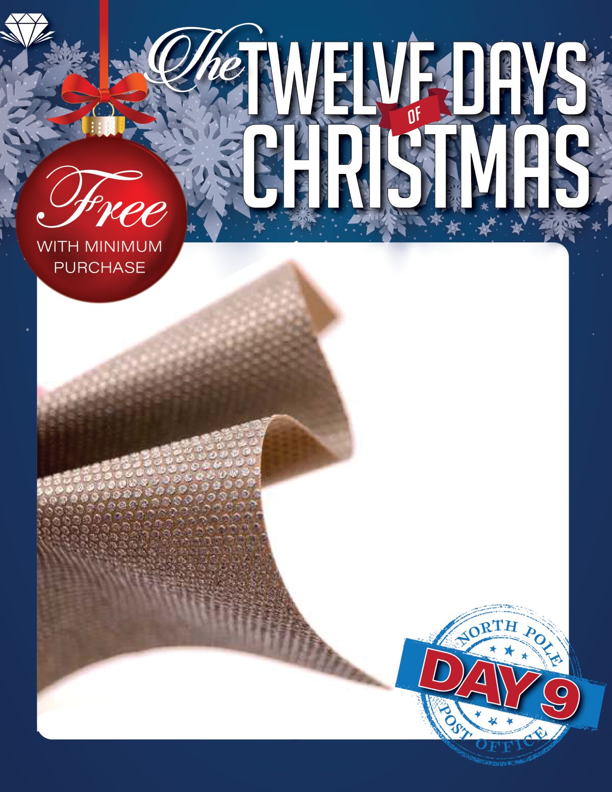 THE TWELVE DAYS OF CHRISTMAS       FREE WITH MINIMUM PURCHASE         DAY 8