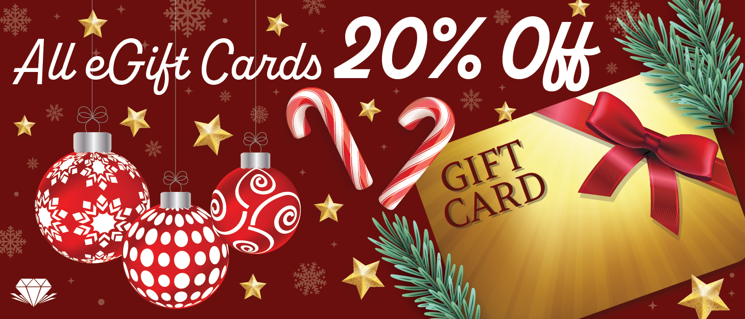 ALL GIFT CARDS 20% OFF