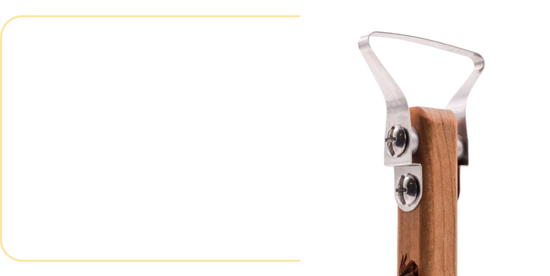 T203 Round Wide  Loop Tool: ideal for flat-bottomed pieces and consistent depth