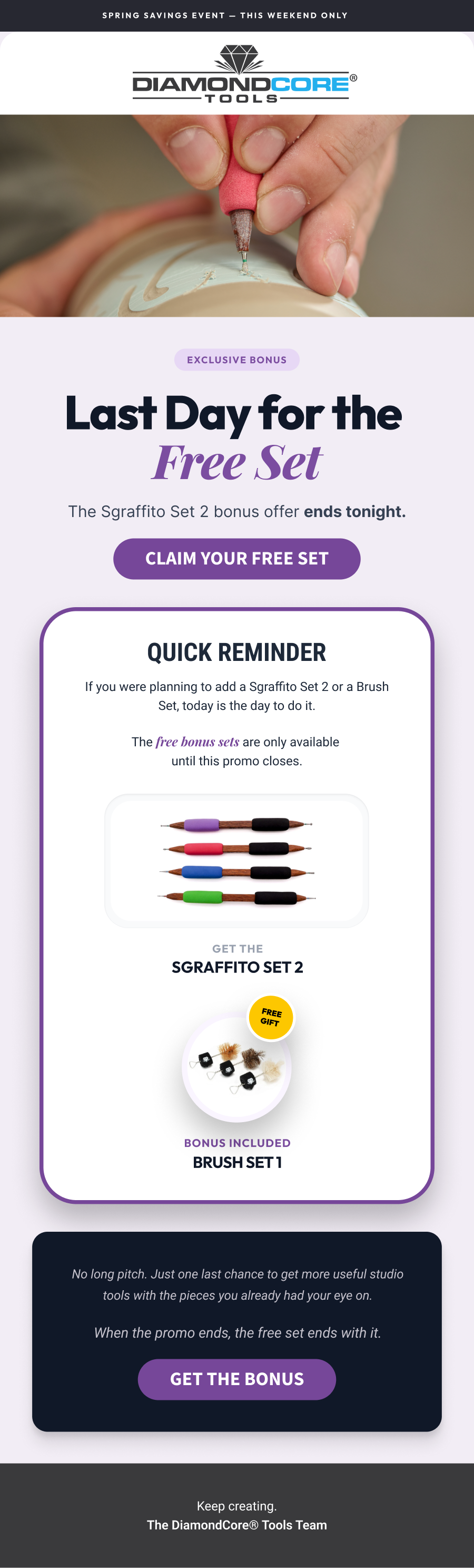 Get the Bonus.