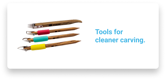 Tools for cleaner carving.