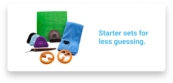 Starter sets for less guessing. 
