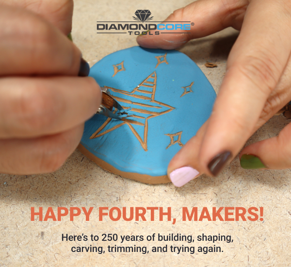 Happy Fourth, makers!      Here’s to 250 years of building, shaping, carving, trimming, and trying again.