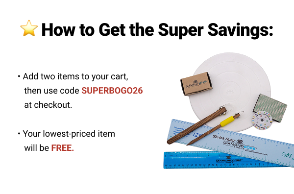⭐️ How to Get the Super Savings:     • Add two items to your cart,     then use code SUPERBOGO26     at checkout.  • Your lowest-priced item    will be FREE.